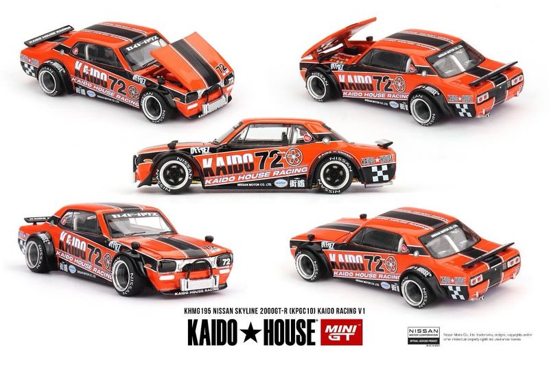 KAIDOHOUSE Nissan Skyline 2000GT-R [KPGC 10] Kaido Racing V1 (KHMG195)