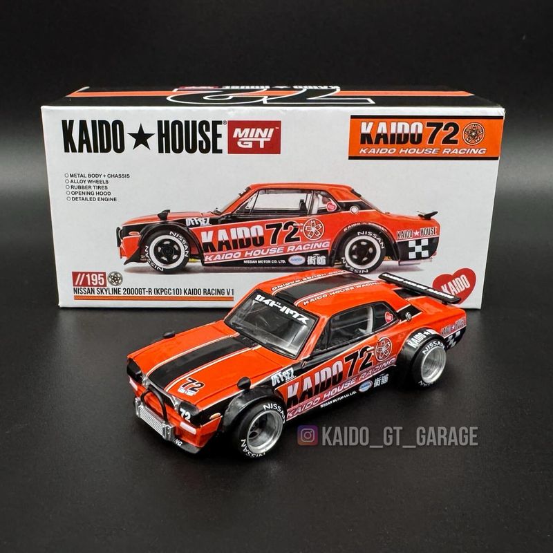 KAIDOHOUSE Nissan Skyline 2000GT-R [KPGC 10] Kaido Racing V1 (KHMG195)