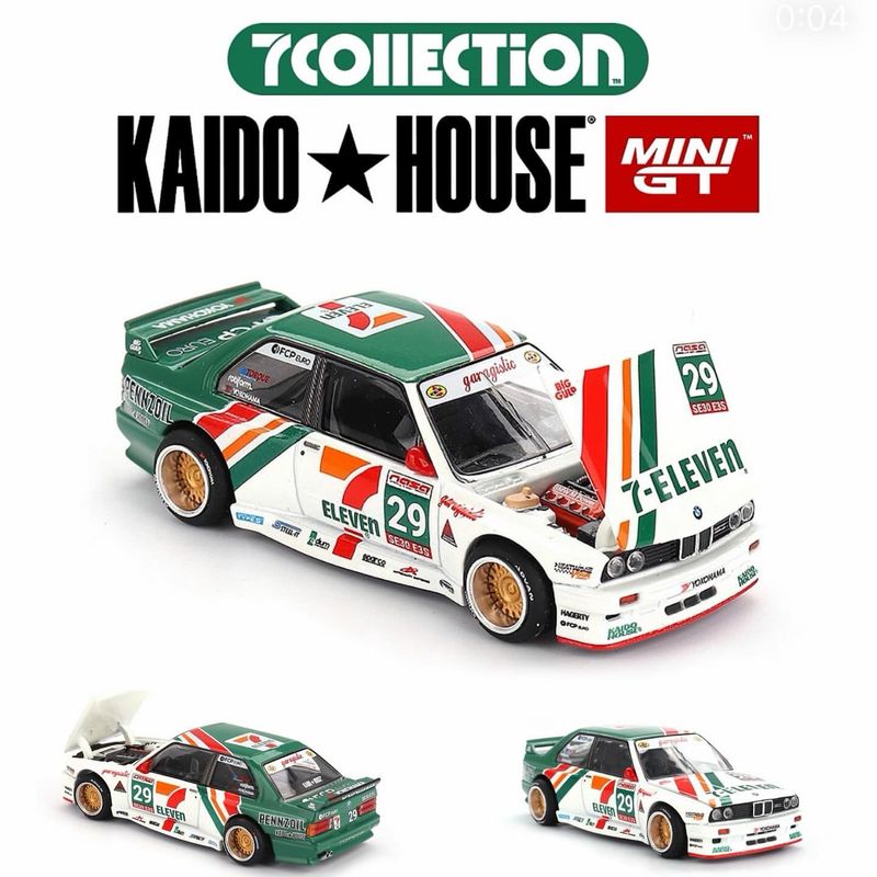[PREORDER] KAIDOHOUSE x 7-11 BMW M3 Kaido Works Larry Chen V1 (KHMG217) USA Exclusive