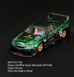 PREORDER] #1017 MINI GT Nissan LB-ER34 Super Silhouette Skyline