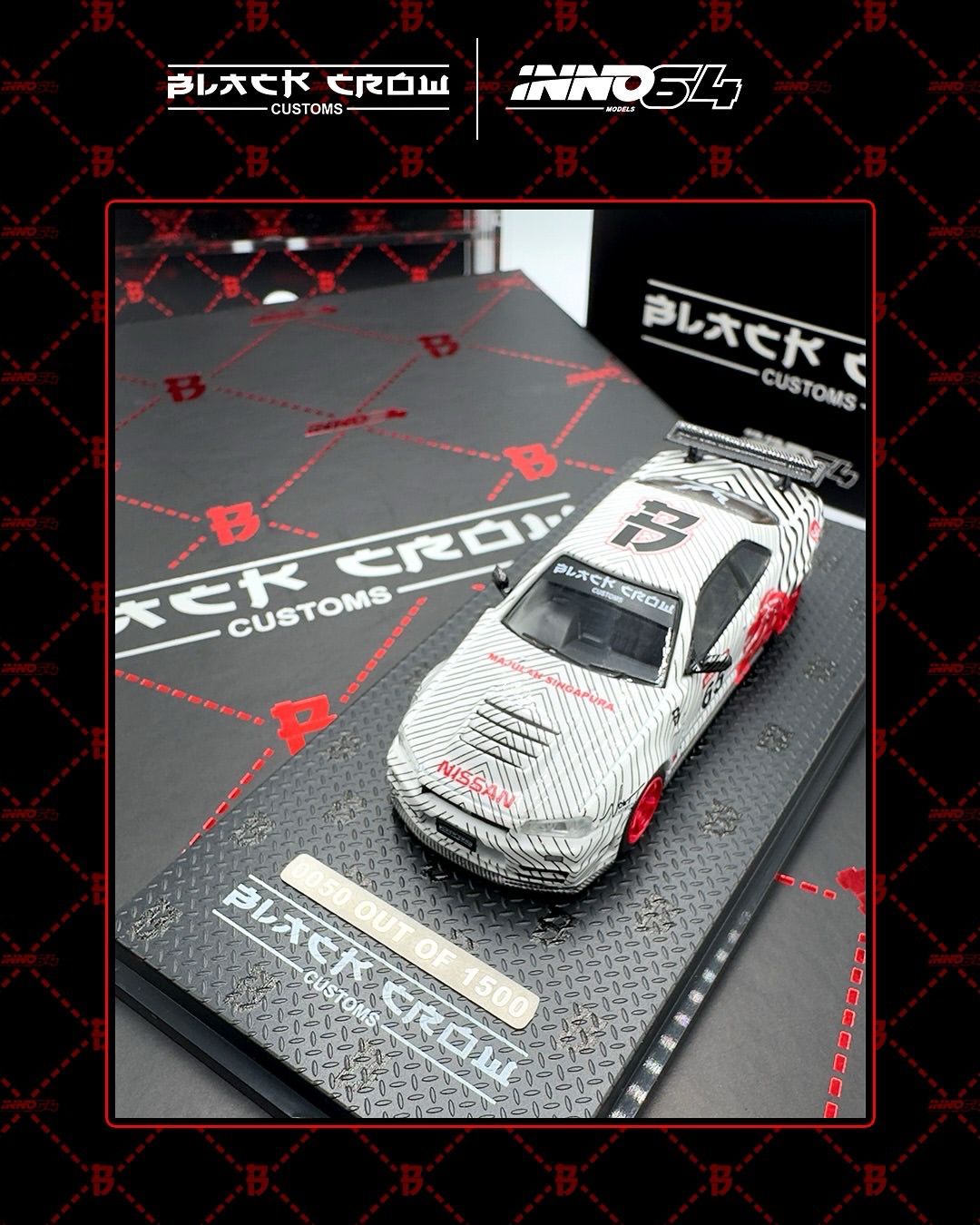 INNO64 x BLACK CROW CUSTOMS x SGDE NISSAN SKYLINE GT-R (R34