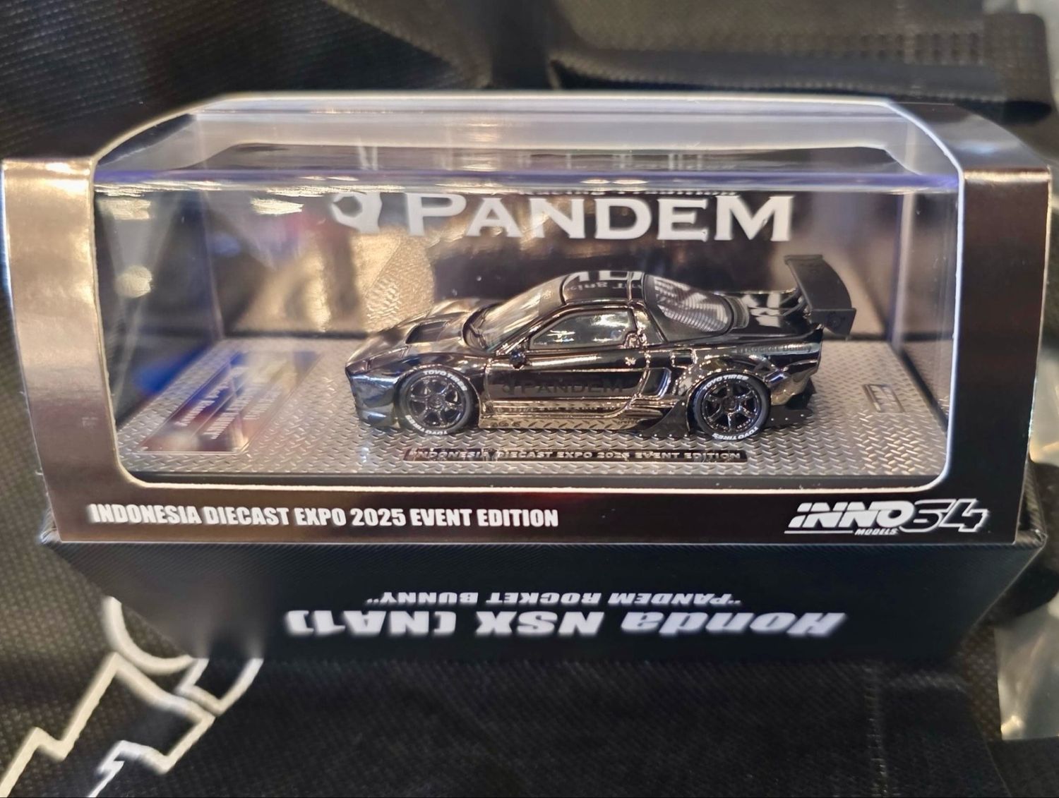INNO64 Honda NSX (NA1) “Pandem Rocket Bunny” Chrome Black Chase | 2025 Indonesia Diecast Expo (IDE-XII) INNO64 Honda NSX (NA1) “Pandem Rocket Bunny” Chrome Black Chase | 2025 Indonesia Diecast Expo (IDE-XII)
