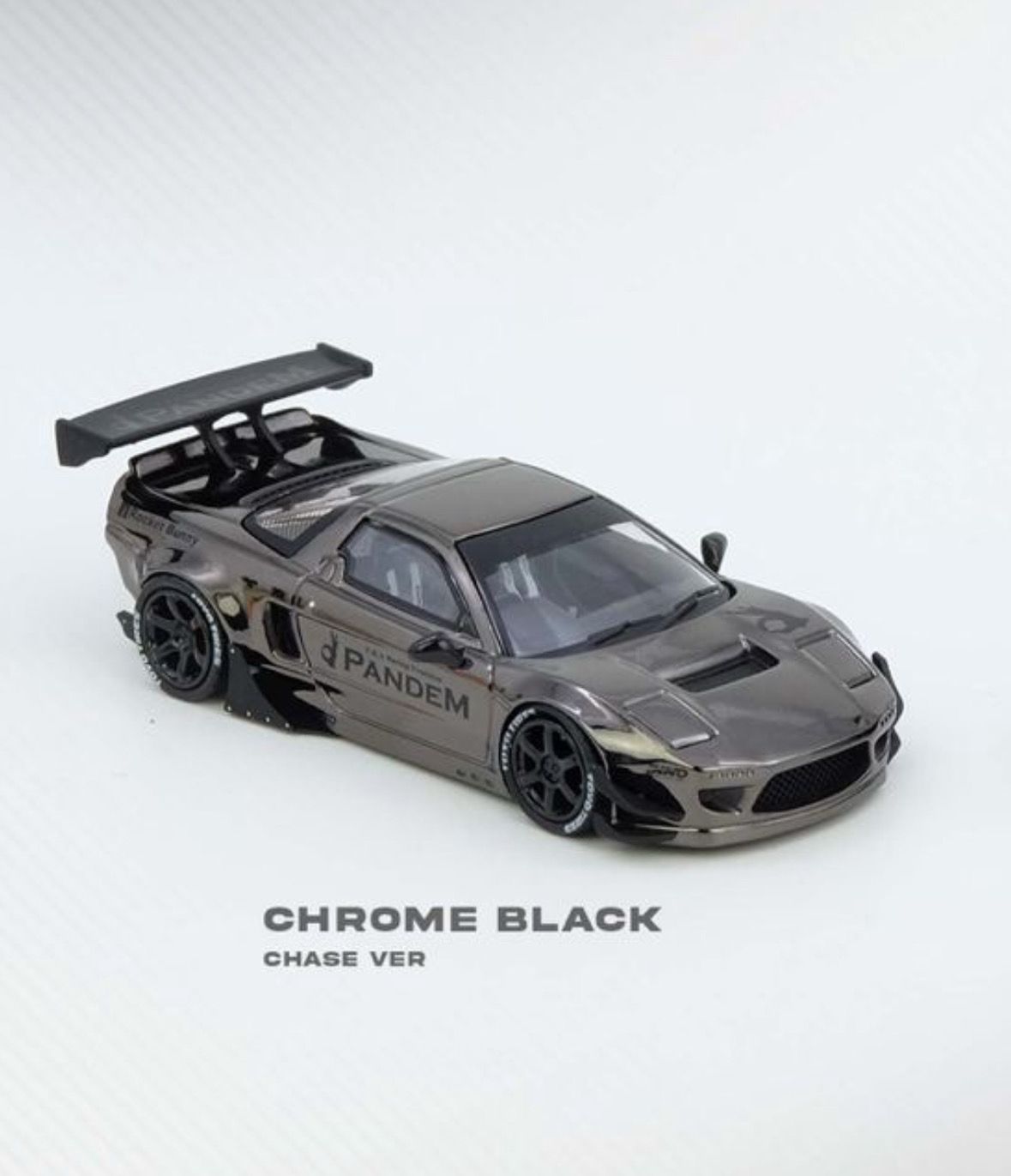 INNO64 Honda NSX (NA1) “Pandem Rocket Bunny” Chrome Black Chase