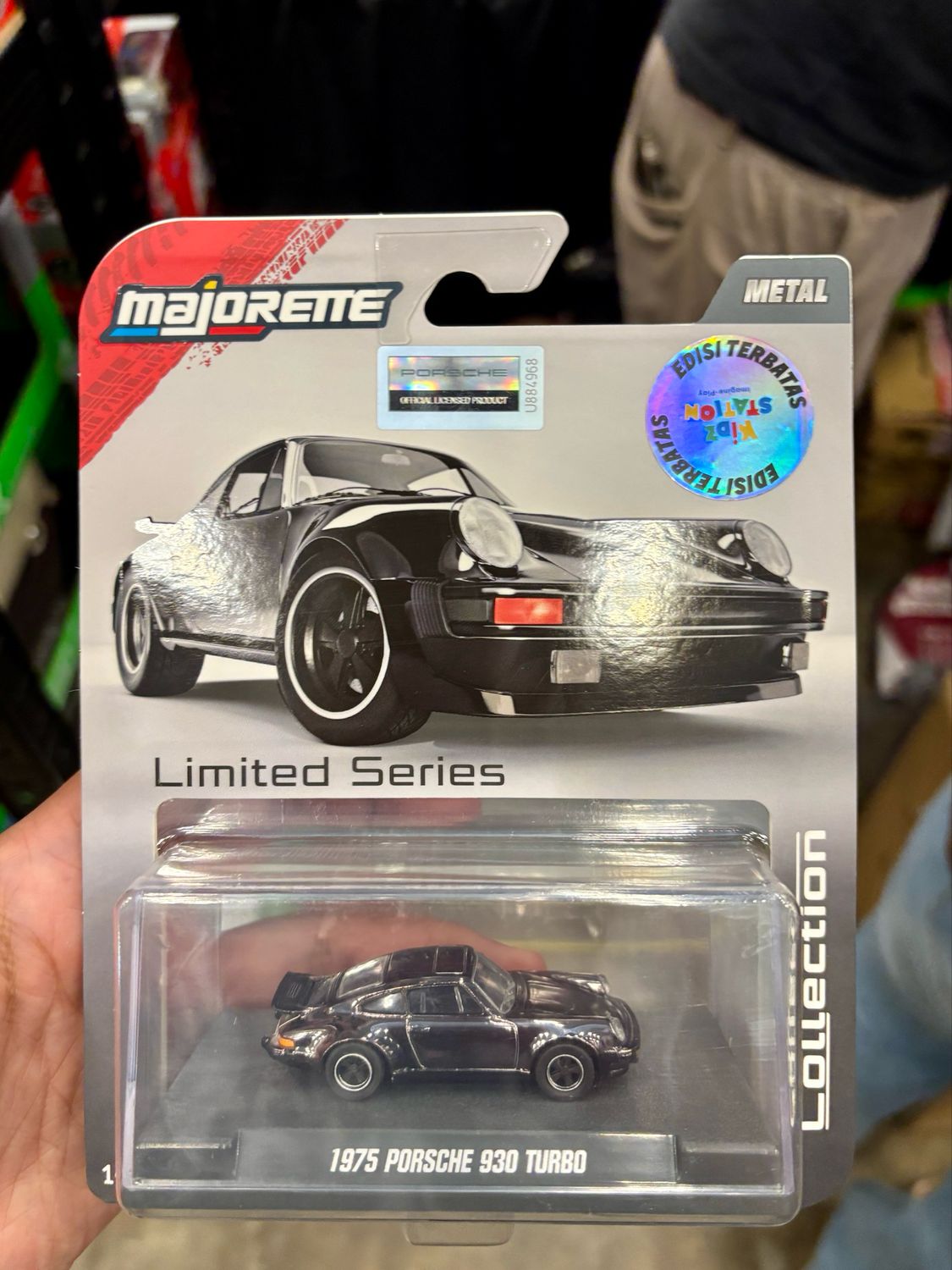 Majorette 1975 Porsche 930 Turbo Limited Series Black Chrome | 2025 Indonesia Diecast Expo (IDE-XII) Majorette 1975 Porsche 930 Turbo Limited Series Black Chrome | 2025 Indonesia Diecast Expo (IDE-XII)
