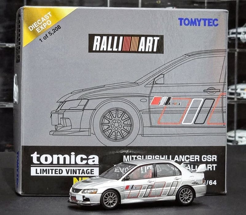 TOMICA TOMYTEC TLVN MITSUBISHI LANCER GSR EVOLUTION IX MR RALLIART TOMICA TOMYTEC TLVN MITSUBISHI LANCER GSR EVOLUTION IX MR RALLIART