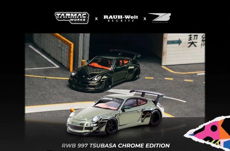 Tarmac Works x RWB Porsche 997 Tsubasa Lucky Draw Chrome Edition | 2025 Indonesia Diecast Expo (IDE-XII) Tarmac Works x RWB Porsche 997 Tsubasa Lucky Draw Chrome Edition | 2025 Indonesia Diecast Expo (IDE-XII)