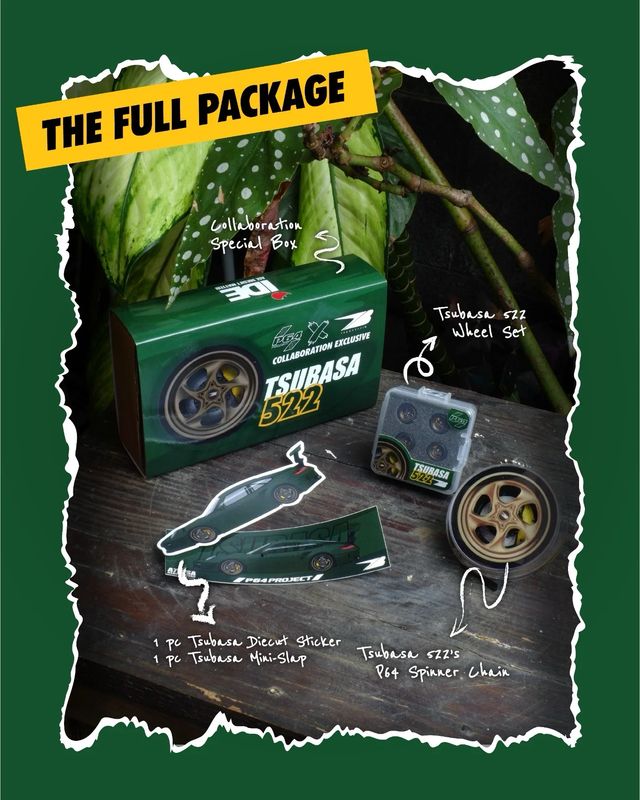 The Bakajin x P64 Project RWB Tsubasa 522 Collector Wheel Set | 2025 Indonesia Diecast Expo