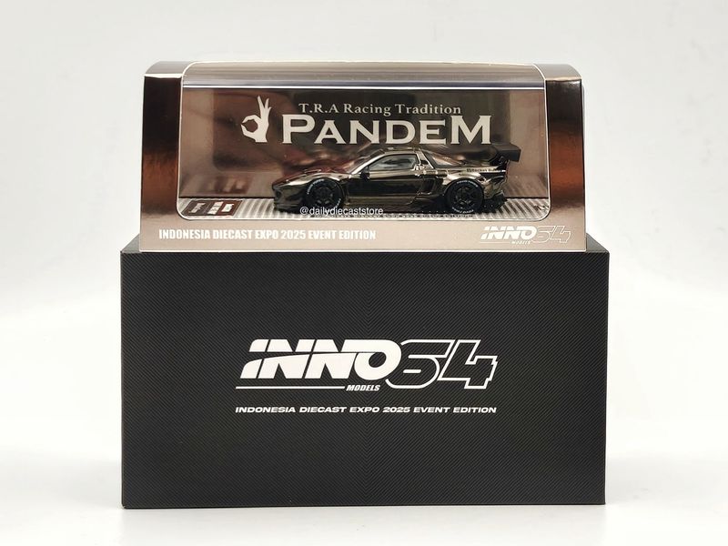 INNO64 Honda NSX (NA1) “Pandem Rocket Bunny” Chrome Black Chase | 2025 Indonesia Diecast Expo (IDE-XII) INNO64 Honda NSX (NA1) “Pandem Rocket Bunny” Chrome Black Chase | 2025 Indonesia Diecast Expo (IDE-XII)
