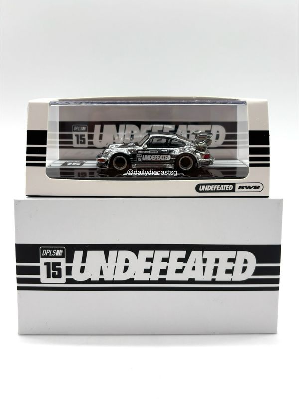 INNO64 x DPLS x UNDEFEATED Porsche RWB 993 Silver Chrome Chase | 2025 Tokyo Auto Salon TAS KL INNO64 x DPLS x UNDEFEATED Porsche RWB 993 Silver Chrome Chase | 2025 Tokyo Auto Salon TAS KL