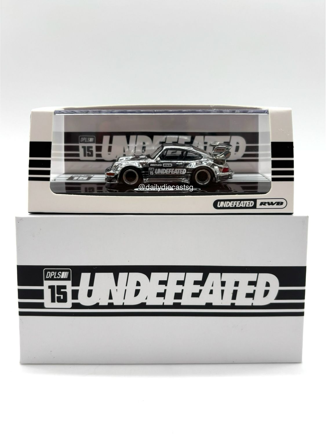 INNO64 x DPLS x UNDEFEATED Porsche RWB 993 Silver Chrome Chase | 2025 Tokyo Auto Salon TAS KL