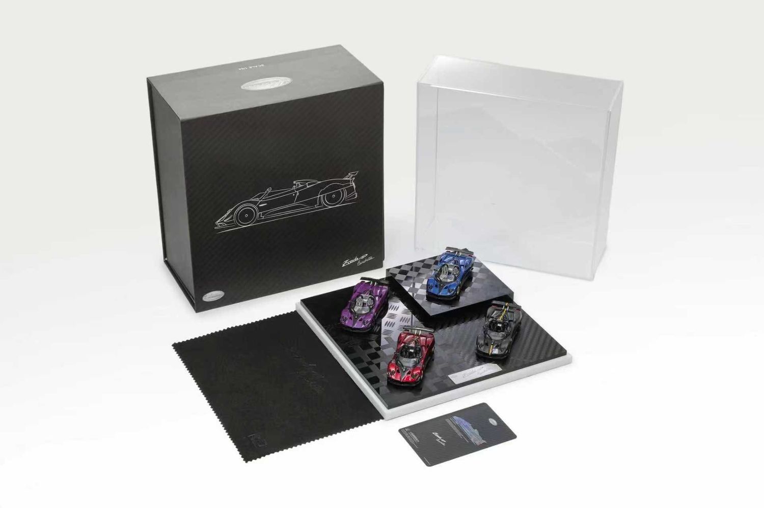 [PREORDER] LCD Models 10th Anniversary Pagani Zonda HP Four-Carbon Pre-Launch Limited Edition Gift Set | 2025 Hobby Expo China (HEC)