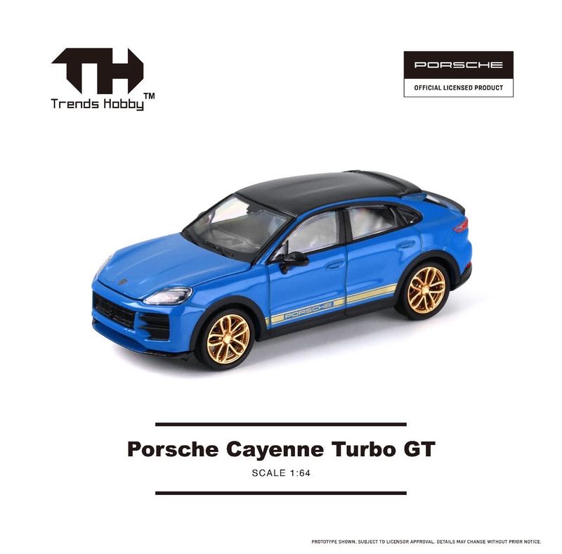 Trends Hobby Porsche Cayenne Turbo GT Gray / Blue