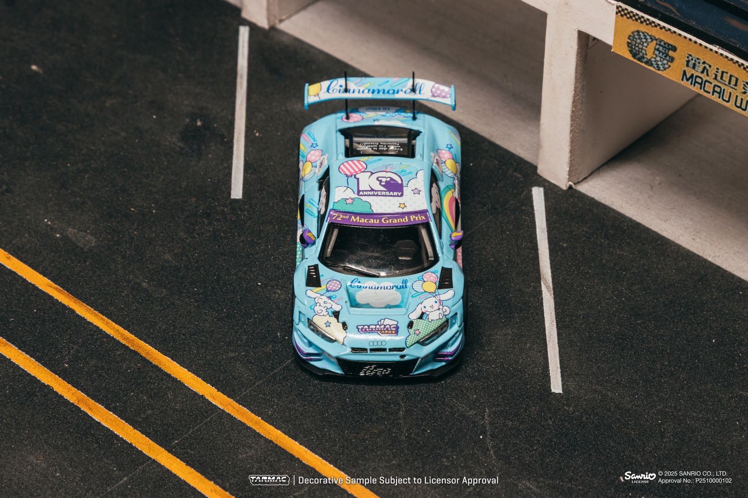 PREORDER] Tarmac Works Audi R8 LMS GT3 EVO II | 2025 Macau GP