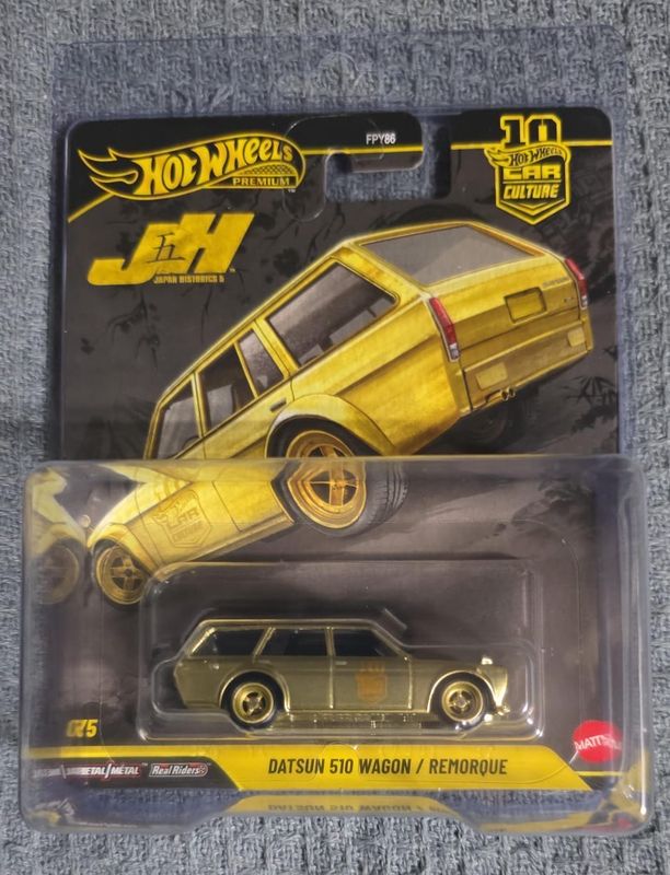 2025 Hot Wheels Premium Japan Historics Datsun 510 Wagon Gold Chase