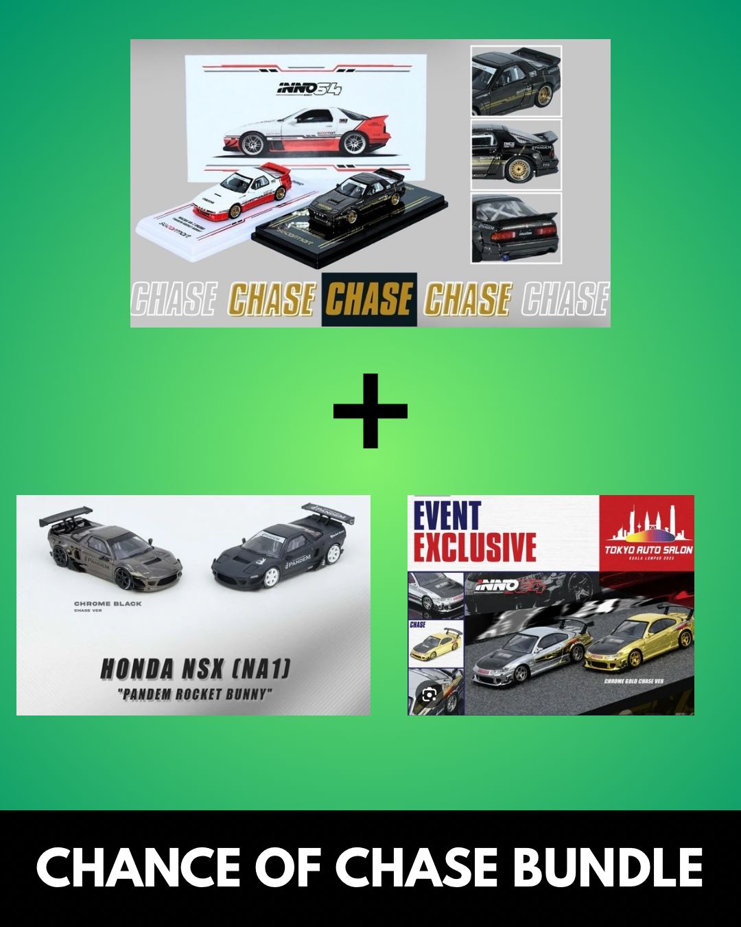 INNO64 RX7 SGCARMART TMCS + NSX Black IDE + Nissan Silvia TAS KL Chance of Chance Bundle FLASH SALE! INNO64 RX7 SGCARMART TMCS + NSX Black IDE + Nissan Silvia TAS KL Chance of Chance Bundle FLASH SALE!