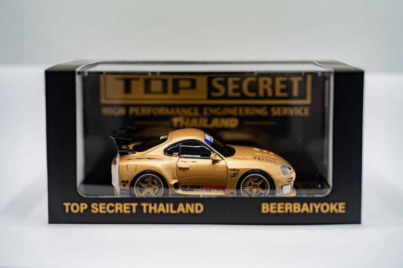 Top Secret x Beer Baiyoke Toyota Supra GT300 MK4 JZA80 with Mini Engine Display | 2025 Thailand Diecast Expo Top Secret x Beer Baiyoke Toyota Supra GT300 MK4 JZA80 with Mini Engine Display | 2025 Thailand Diecast Expo