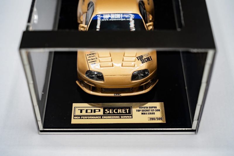 Top Secret x Beer Baiyoke Toyota Supra GT300 MK4 JZA80 with Mini Engine Display | 2025 Thailand Diecast Expo