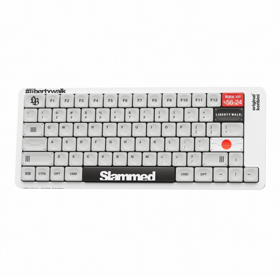 Original Konbini x Liberty Walk Mechanical Keyboard: White Edition Drop 1