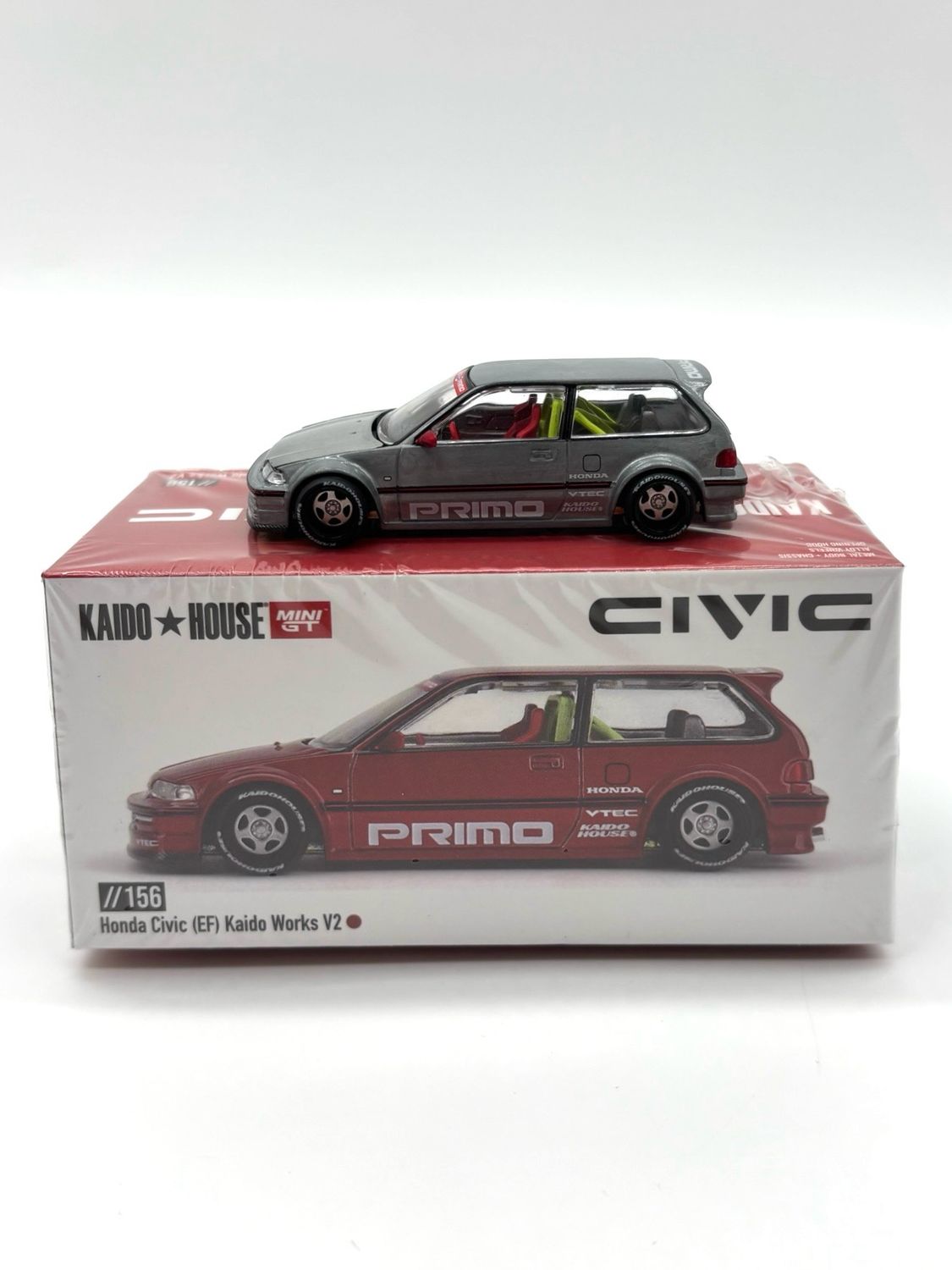 KAIDOHOUSE Honda Civic (EF) Kaido Works V2 Red (KHMG156) | Chase