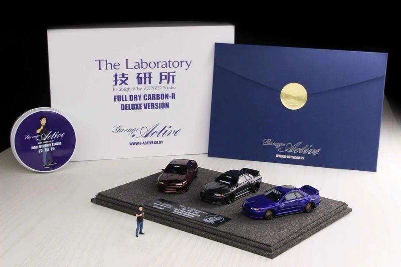 Zonzo The Laboratory Garage Active Full Dry Carbon-R Deluxe Version Special Collector’s Edition 3-Car Set