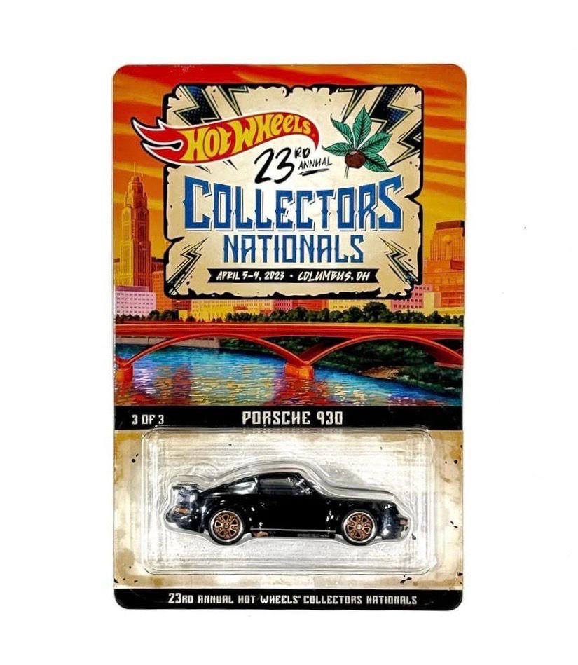 2023 Hot Wheels 23rd Annual Collectors Nationals Porsche 930 Black