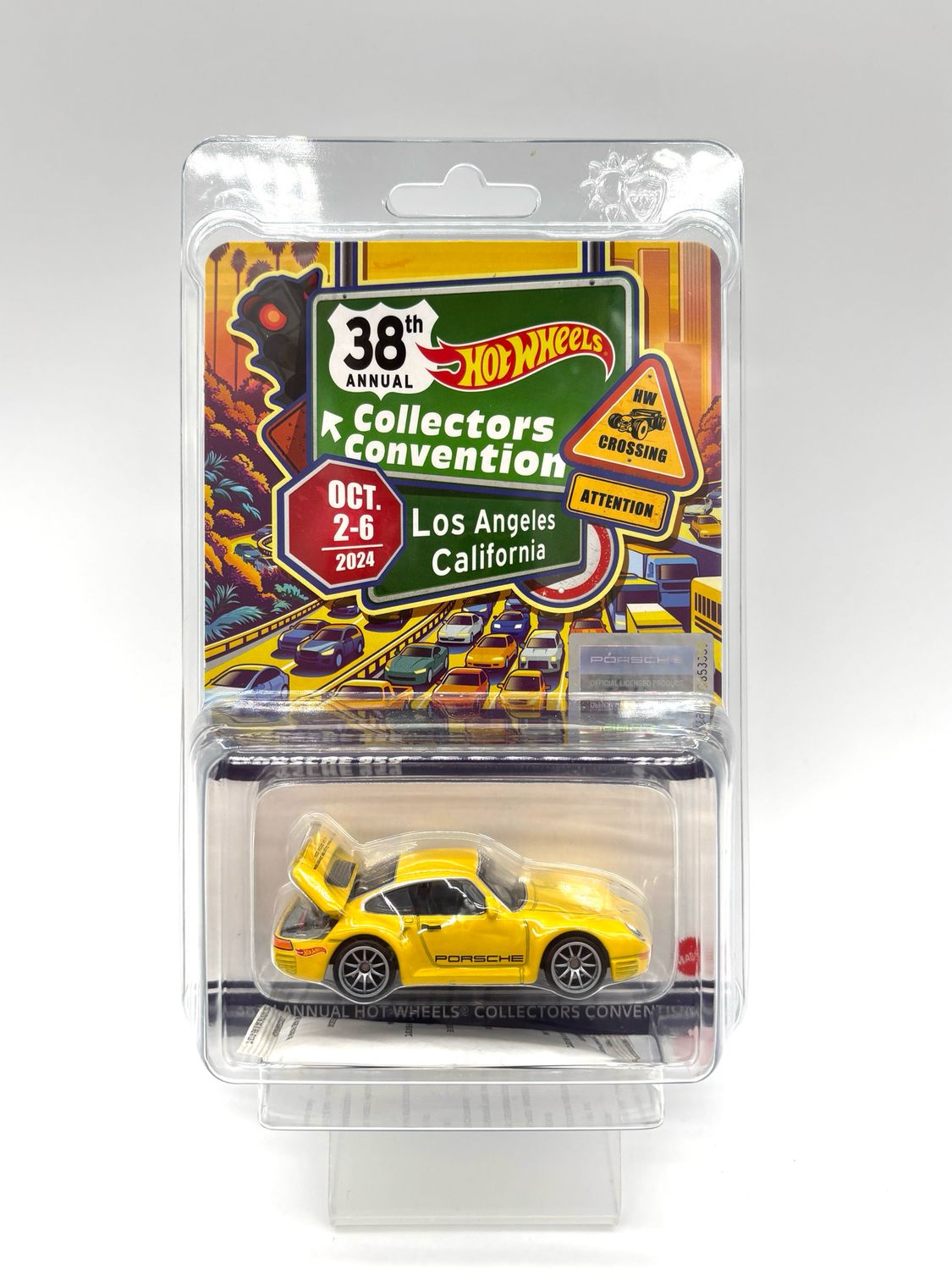 2024 Hot Wheels 38th Annual Collector’s Convention Los Angeles (LA) Porsche 959 Yellow