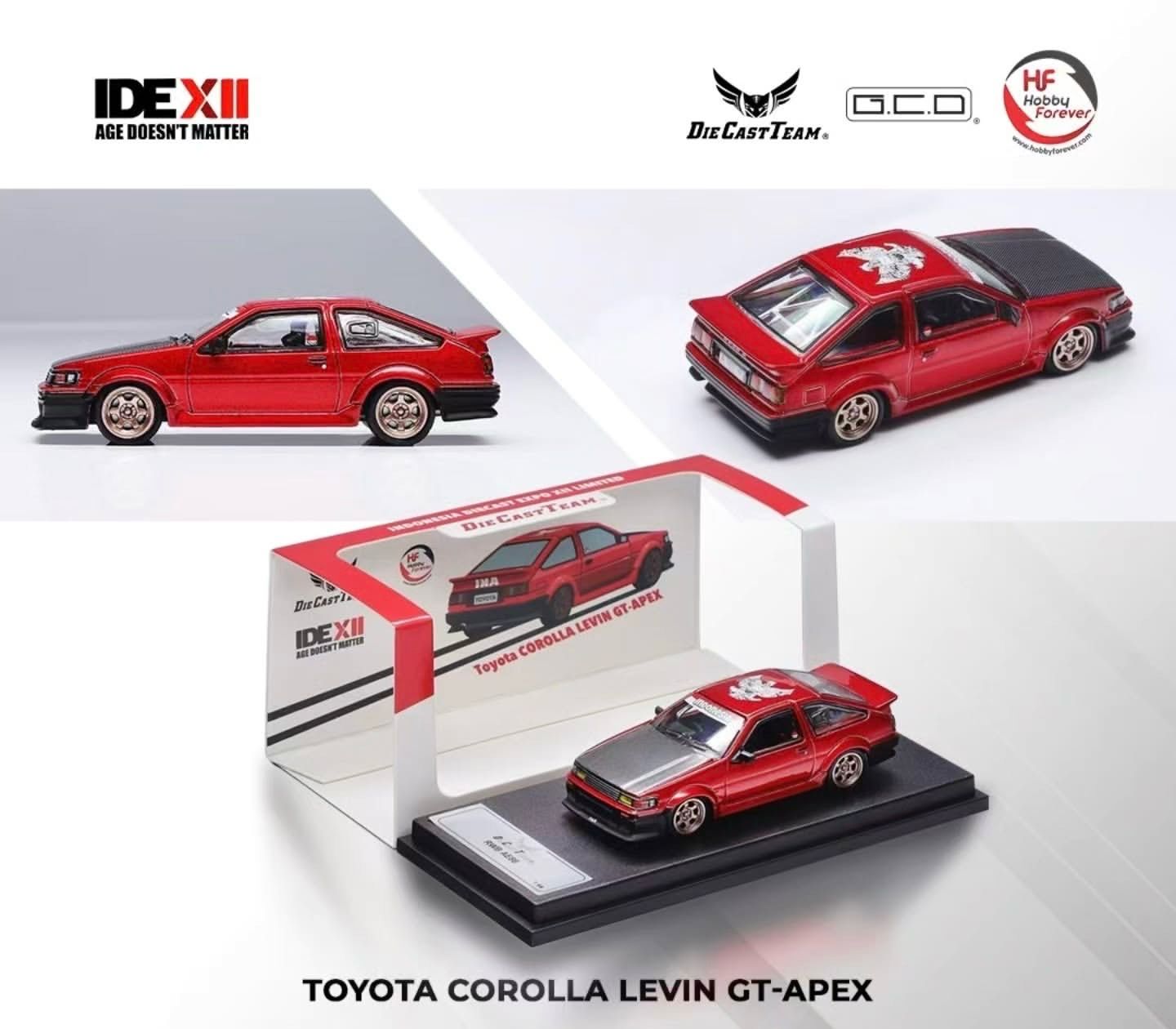 GCD x Diecast Talk Toyota Corolla Levin GT-APEX | 2025 Indonesia Diecast Expo (IDE-XII)