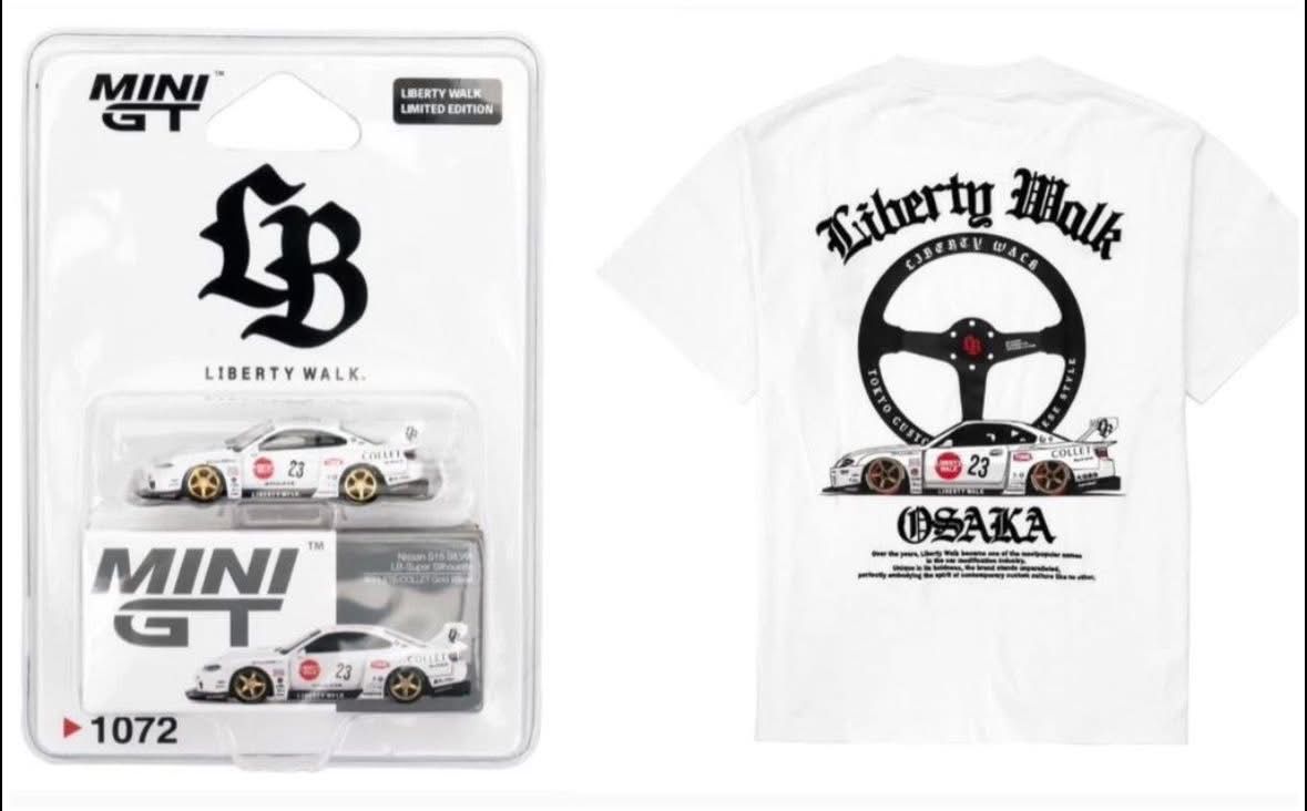 PREORDER] #1072 MINI GT Nissan LB-Super Silhouette S15 Gold Wheels