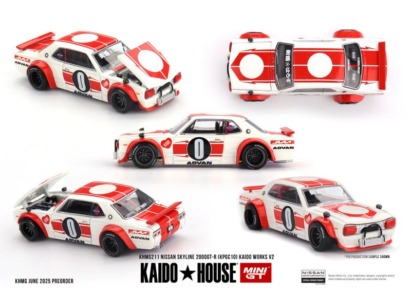 KAIDOHOUSE Nissan Skyline 2000GT-R (KPGC10) Kaido Works V2 (KHMG211)