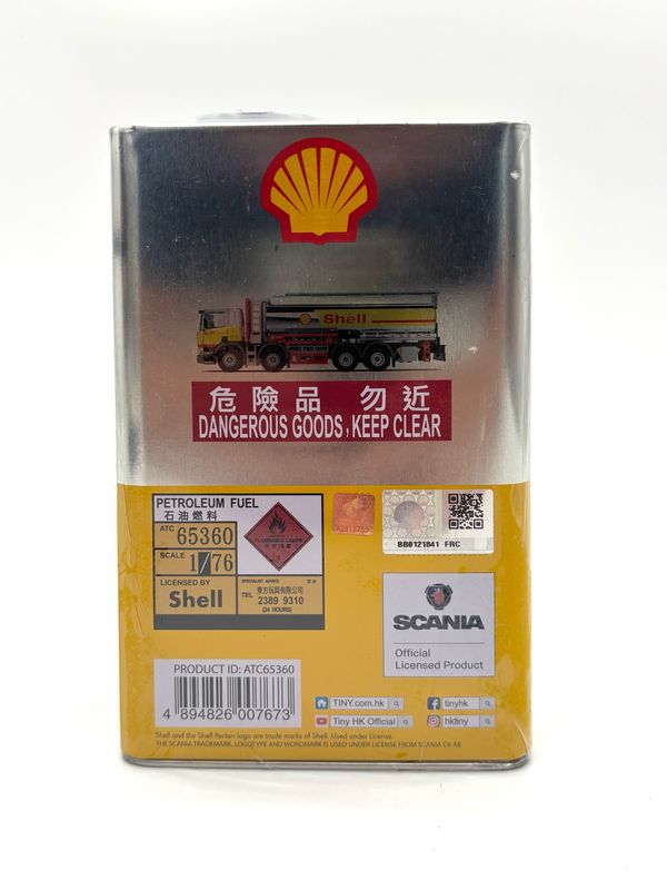 TINY HK 1/76 Shell Oil Tanker Scania P Series Hong Kong | Sealed