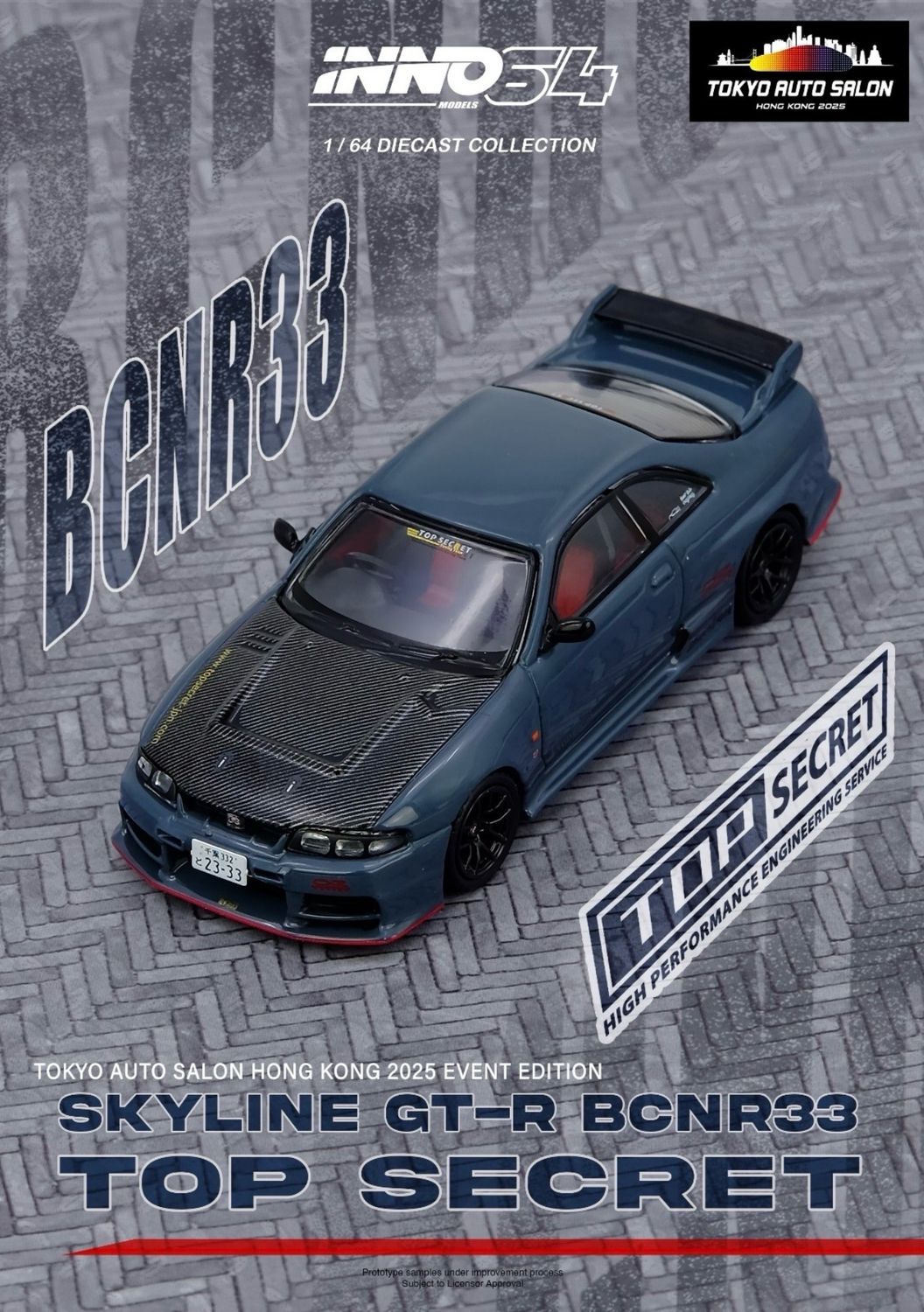 INNO64 Nissan Skyline GT-R (BCNR33) Event Edition | 2025 Tokyo