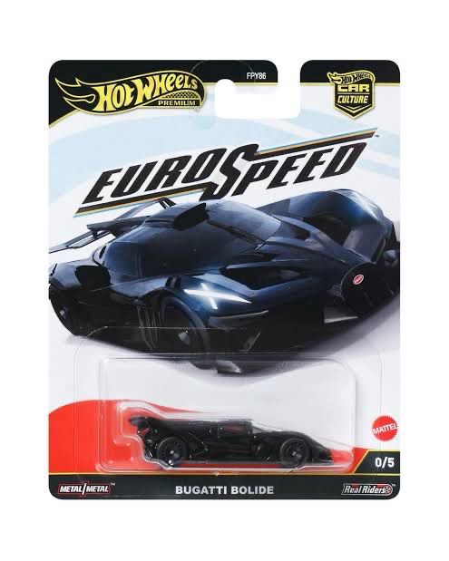 Hot Wheels Car Culture Eurospeed Bugatti Bolide Black Chase Hot Wheels Car Culture Eurospeed Bugatti Bolide Black Chase