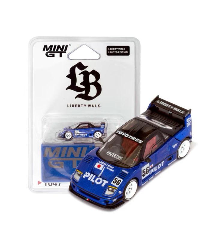 #1047 MINI GT Mazda AZ-1 Liberty Walk LB40 Pilot Blue | Liberty Walk Store Exclusive