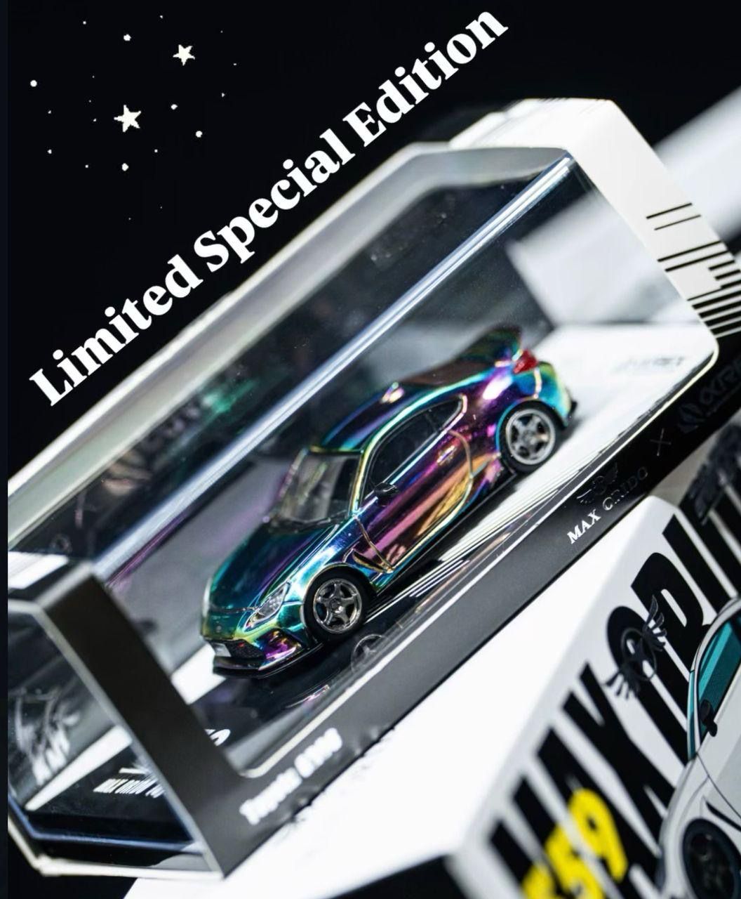 INNO64 x Max Orido x ALPHAREX Toyota GR86 Iridescent Chrome Chase