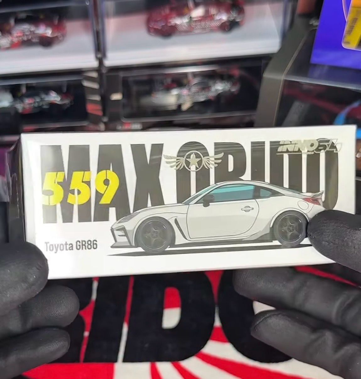 INNO64 x Max Orido x ALPHAREX Toyota GR86 Iridescent Chrome Chase