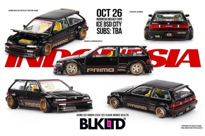 KAIDOHOUSE Honda Civic (EF) Kaido Works BLK LTD (KHMG135) | 2024