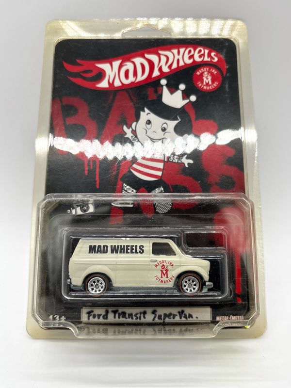 Maddy Ink Japan Custom Hot Wheels Ford Transit Supervan Mad Wheels Baggie