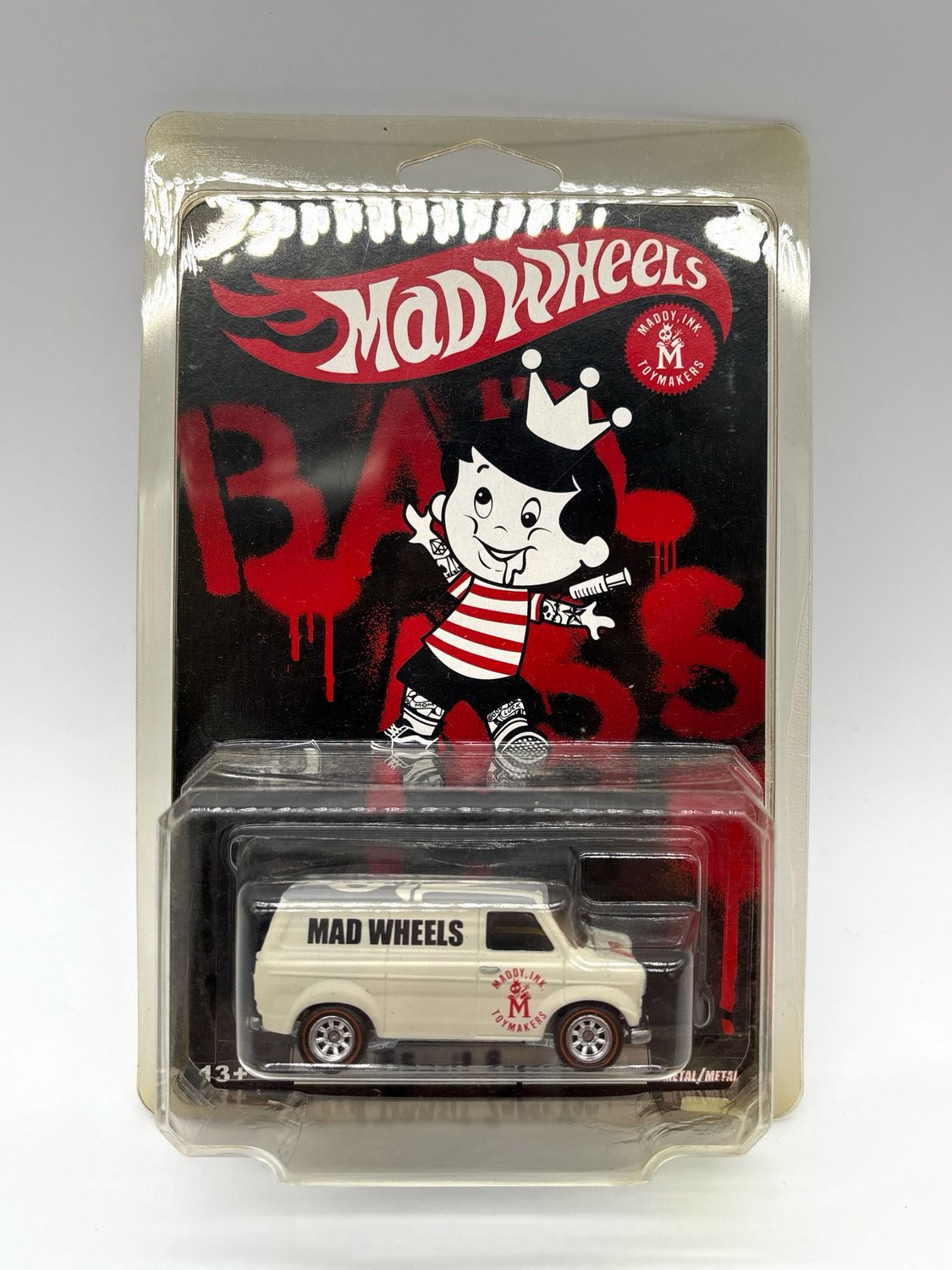 Maddy Ink Japan Custom Hot Wheels Ford Transit Supervan Mad Wheels Baggie