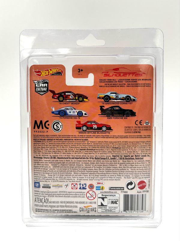 Hot Wheels Car Culture Silhouette RWB Porsche 930 | Nakai Signed on Protector