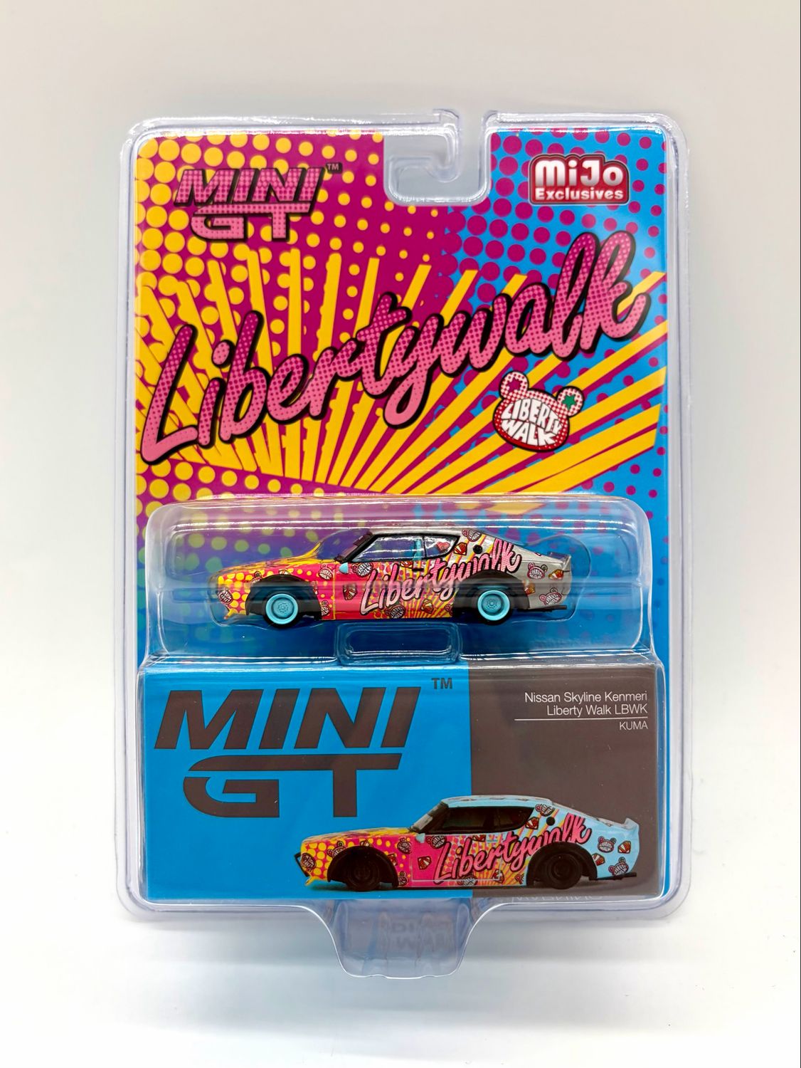 #698 MINI GT Nissan Skyline Kenmeri LBWK KUMA Chase Blister