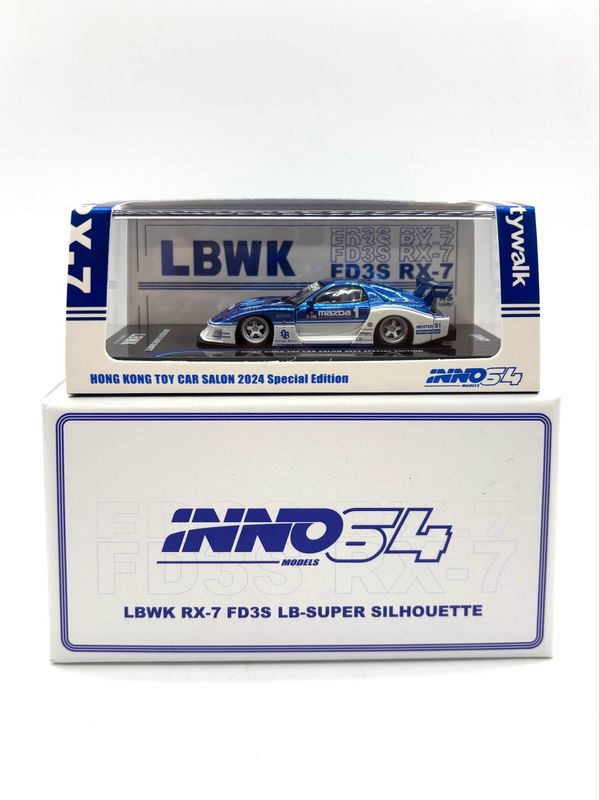 INNO64 LBWK Mazda LB-Super Silhouette RX7 (FD3S) Chase | 2024 Hong Kong Toy Car Salon