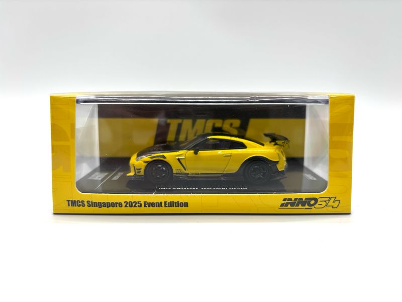 INNO64 Nissan GT-R R35 Yellow | 2025 The Model Car Singapore INNO64 Nissan GT-R R35 Yellow | 2025 The Model Car Singapore