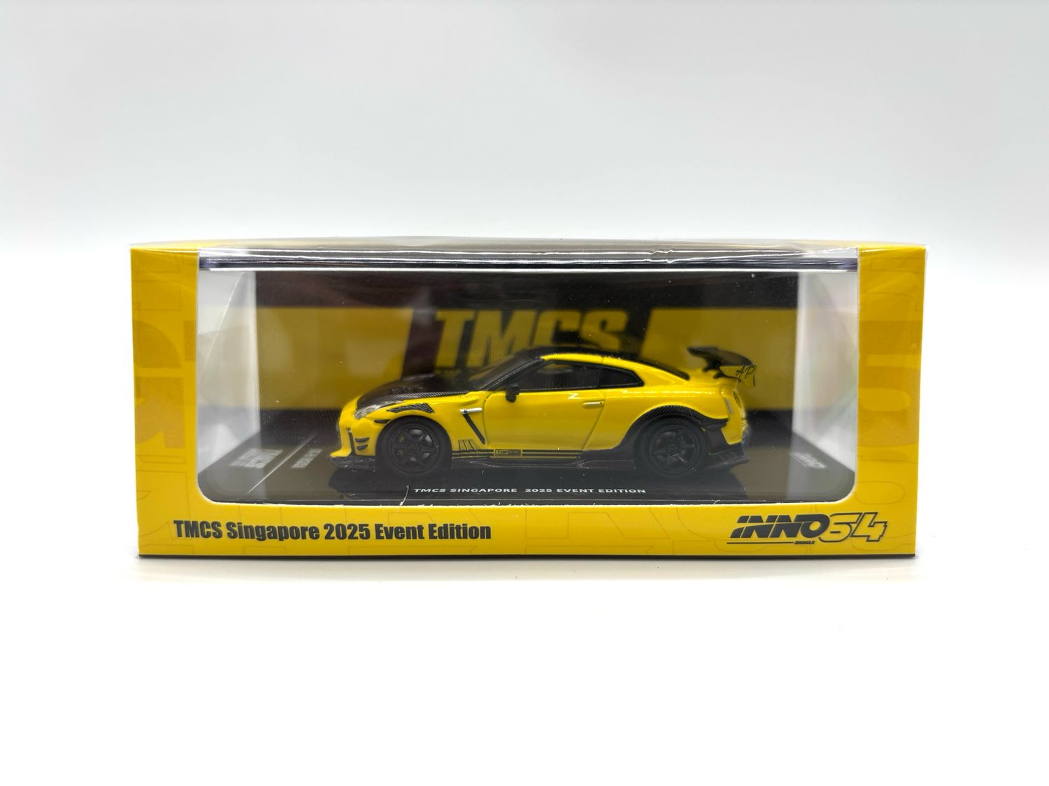 INNO64 Nissan GT-R R35 Yellow | 2025 The Model Car Singapore