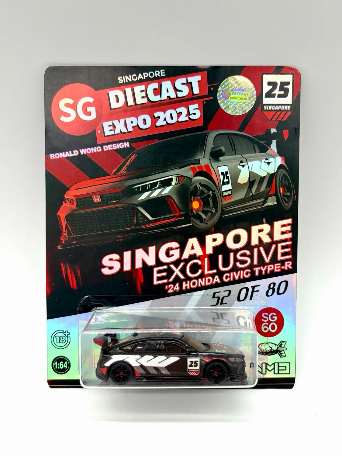 ‘24 Honda Civic Type R Hot Wheels x Nuclearmindz Design | 2025 Singapore Diecast Expo