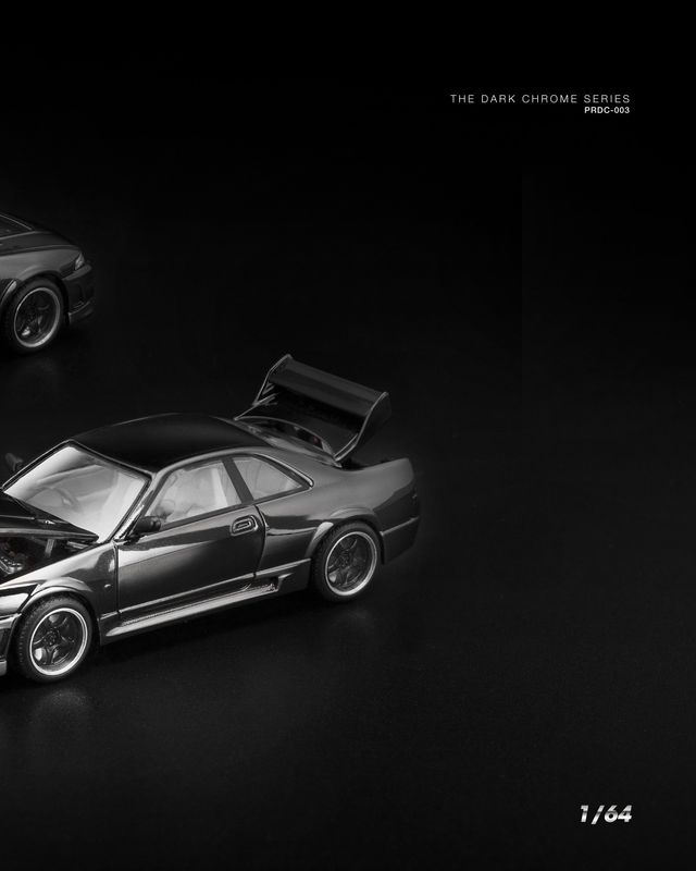 POP RACE Shelby Mustang GT500 Dark Chrome Series (PRDC004)
