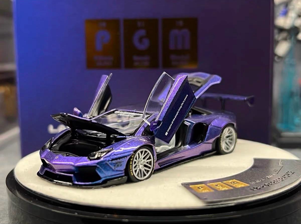 PGM 1/64 LB-Works Lamborghini Aventador Midnight Purple Luxury Box | 2025 Auto Passion Alliance (APA) PGM 1/64 LB-Works Lamborghini Aventador Midnight Purple Luxury Box | 2025 Auto Passion Alliance (APA)