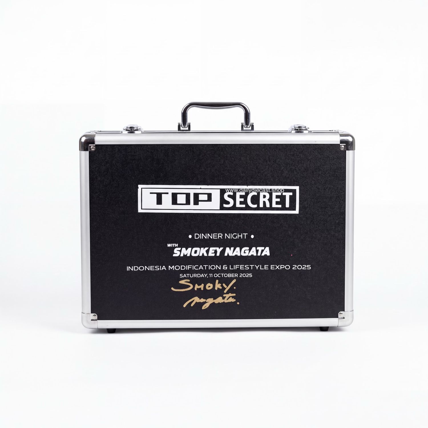 #1073 MINI GT x TOP SECRET Smokey Nagata Bundle Gala Dinner Set w/ Random Size T-Shirt | 2025 Indonesia Modification Expo (IMX)