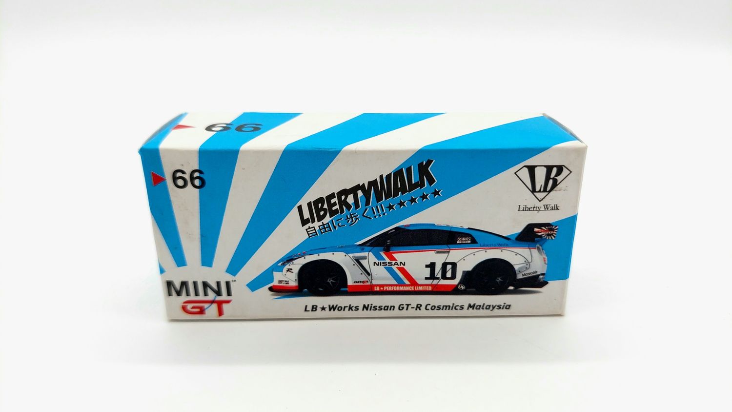 UNSEALED] #66 MINI GT LB☆WORKS Nissan GT-R Cosmics Malaysia