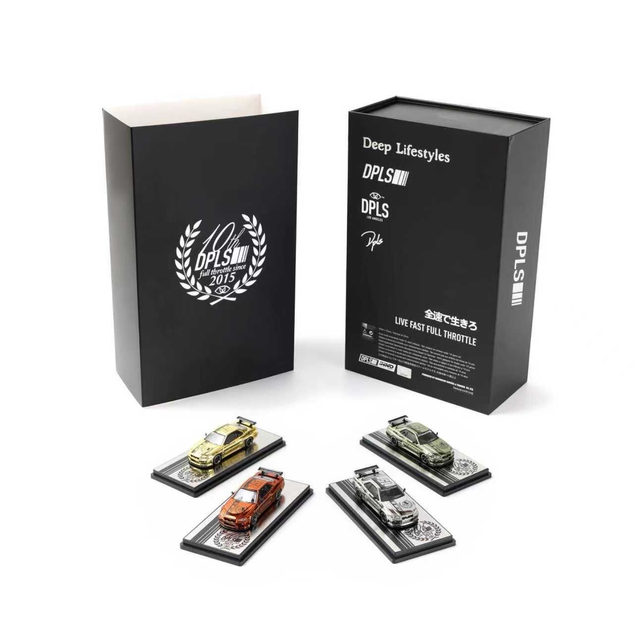 INNO64 x DPLS Nissan Skyline GT-R34 Friends &amp; Family Gift Set Bundle