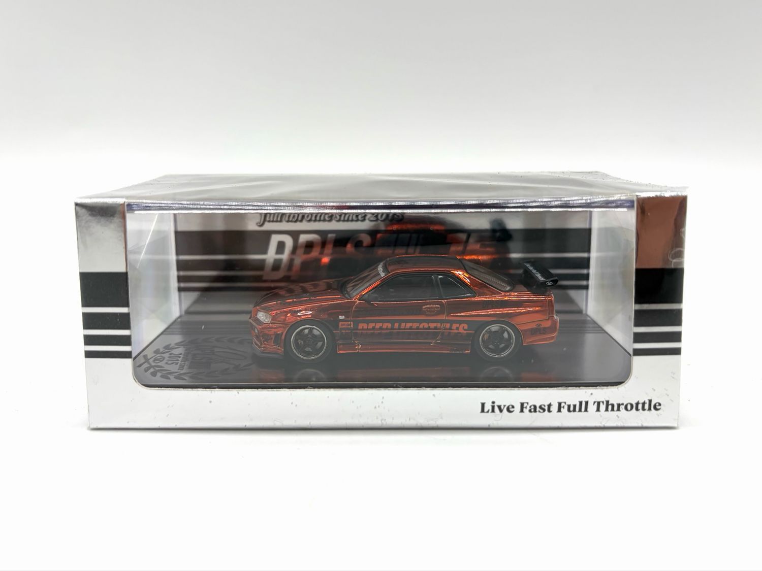 INNO64 x DPLS Nissan Skyline GT-R34 Orange Chrome | 2025 Tokyo Auto Salon Hong Kong INNO64 x DPLS Nissan Skyline GT-R34 Orange Chrome | 2025 Tokyo Auto Salon Hong Kong